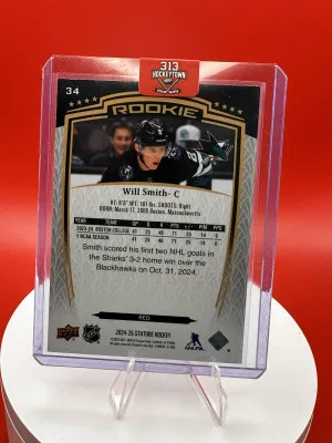 2024-25 Stature Rookie Will Smith #34 San Jose Sharks /249 RED back